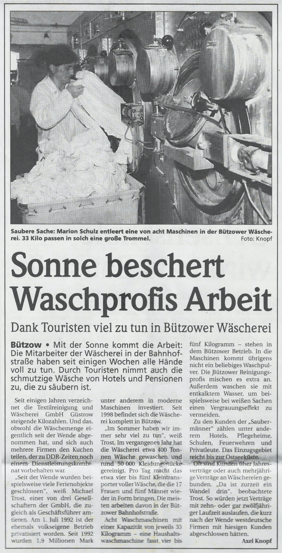 Pressebericht 2001