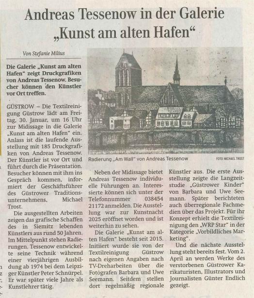 Artikel Schweriner Volkszeitung 26-01-2026
