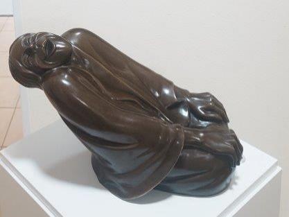 Lachende Alte von Ernst Barlach